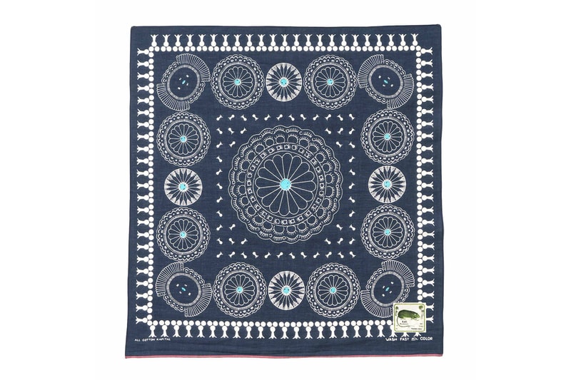 Kapital Graphic Bandanas 2016 Fall winter HAVEN Cotton RAT Fast Color Banadana Sushi