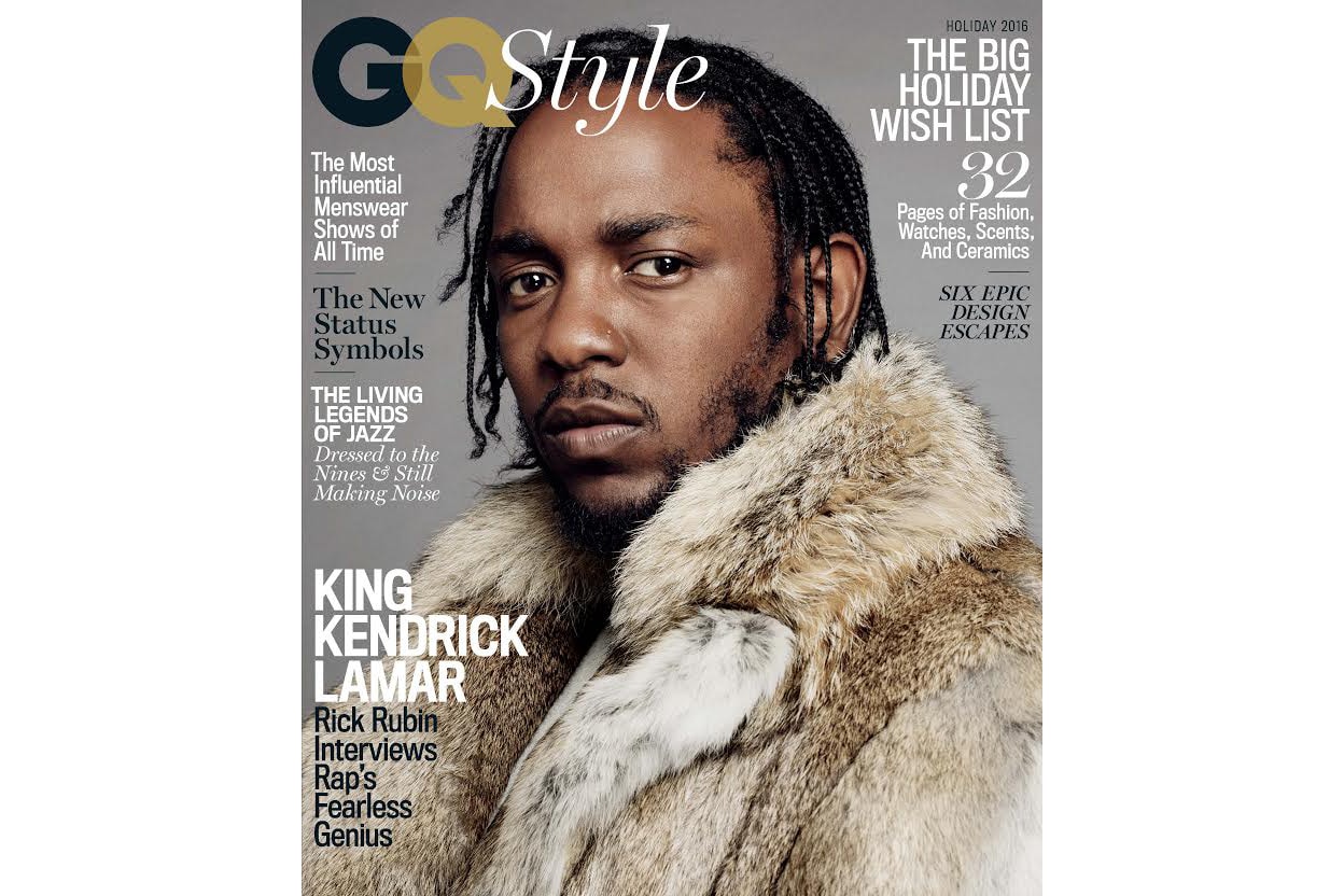 Kendrick Lamar GQ Style Magazine Cover