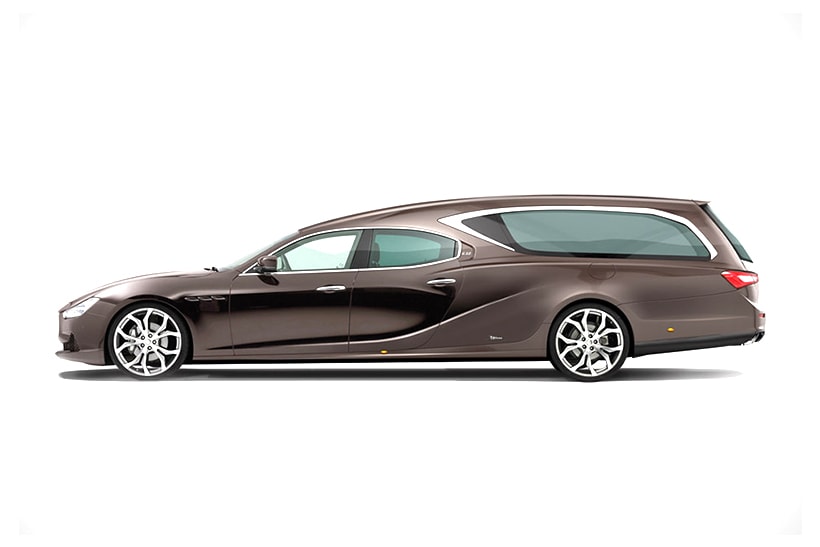 Maserati Hearse Go Out in Style Funeral Ride Luxury Italian Automotive