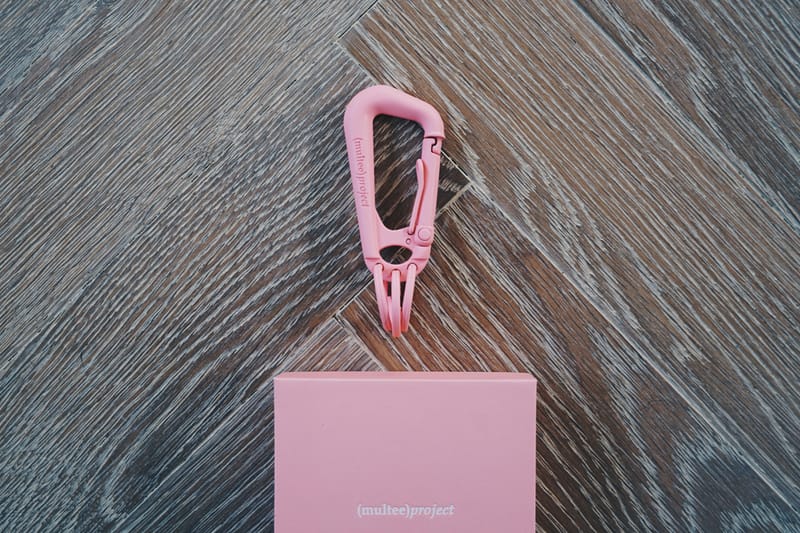 (multee)project Type-2 Carabiner "Matte Blush"