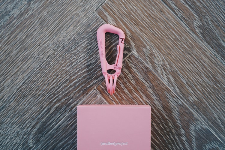 (multee)project Type-2 Carabiner "Matte Blush"