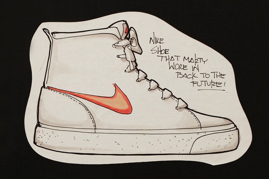 Tinker Hatfield Original Nike Air MAG Design Sketches