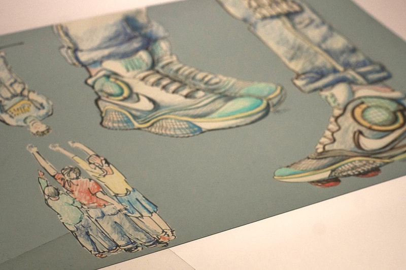 Tinker Hatfield Original Nike Air MAG Design Sketches