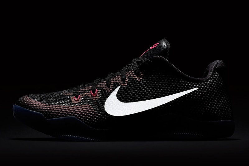 Nike Kobe 11 Invisibility Cloak Basketball Sneaker black hot pink icy blue