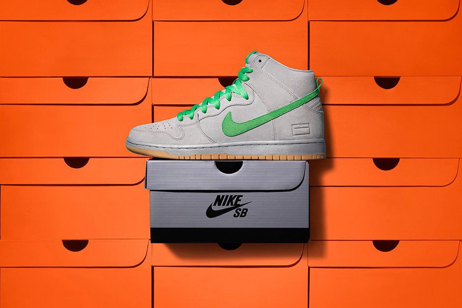 Nike SB Dunk High Premium Gray Box
