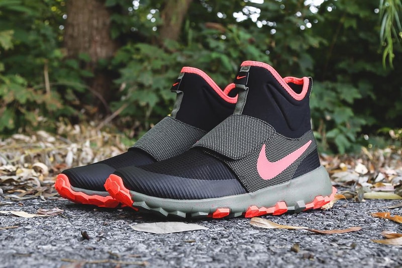 Nike SB Roshe Mid Sneaker black orange olive