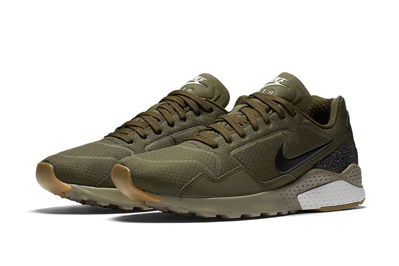 Nike Zoom Pegasus '92 Ripstop Nylon Olive gum sole