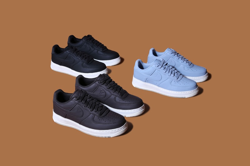 NikeLab Air Force 1 2016 Fall black brown powder blue