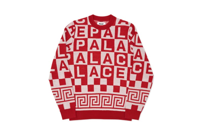 Palace 2016 Winter Collection Palace Fall black white plaid autumn streetwear skateboarding pants sweaters tri-ferg logo
