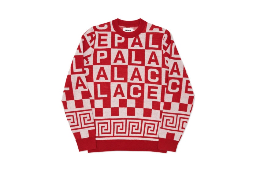 Palace 2016 Winter Collection Palace Fall black white plaid autumn streetwear skateboarding pants sweaters tri-ferg logo