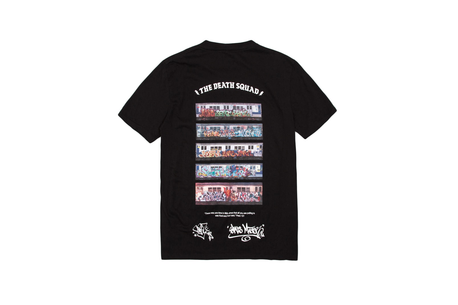 PART ONE x maharishi t-shirts “Graffiti Legend Series” black