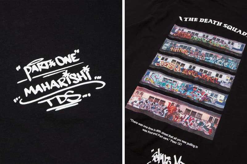 PART ONE x maharishi t-shirts “Graffiti Legend Series” black