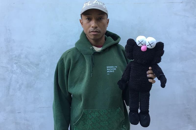 Pharrell New Plush KAWS BFF Instagram Black Companion 