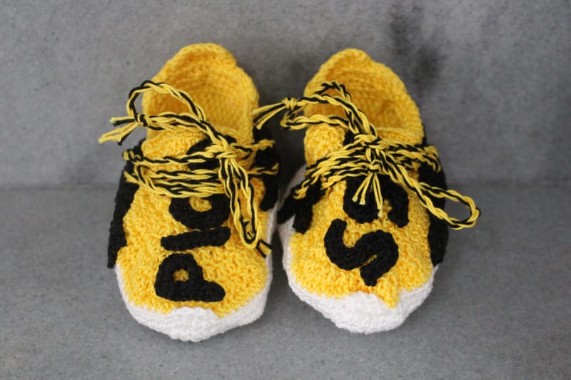 #hypebeastkids Picasso Babe Unveils Mini Crochet Human Race NMDs 