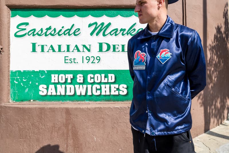 Pink Dolphin x Ebbets Field 8th Anniversary Capsule 2016 Fall Winter Coach Jackets baseball caps
