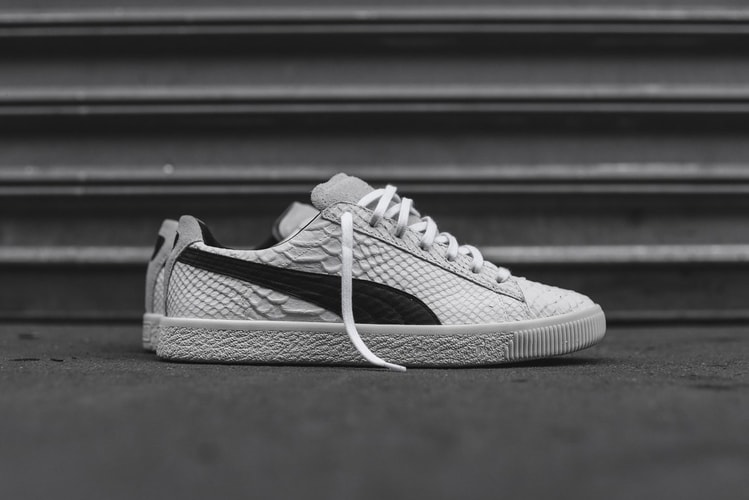 PUMA's Clyde Silhouette Dons an Italian Snakeskin Upper