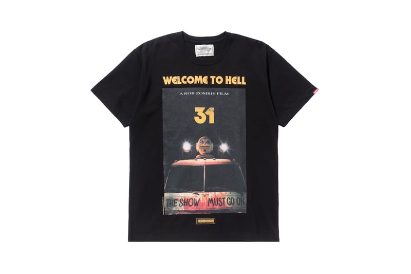 Rob Zombie x NEIGHBORHOOD Release Nightmarish "WELCOME TO HELL" T-Shirt