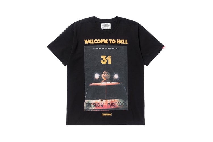 Rob Zombie x NEIGHBORHOOD Release Nightmarish "WELCOME TO HELL" T-Shirt