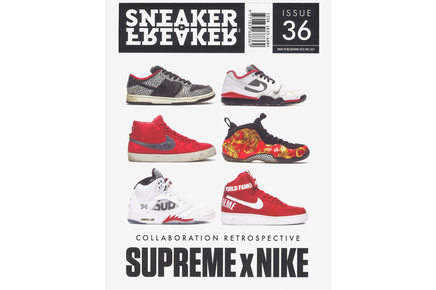 Sneaker Freaker 36 Issue supreme nike collaborations cover