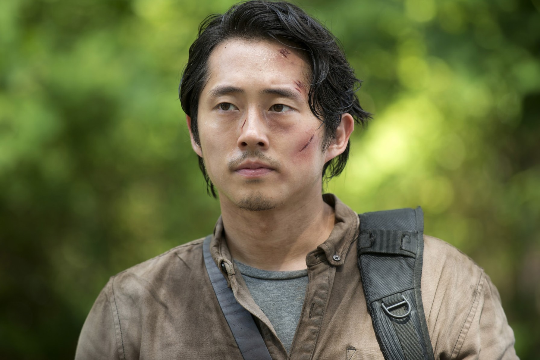 The Walking Dead Glenn Goodbye Video Season 7 Negan Steven Yeun Walkers Zombies AMC Abraham