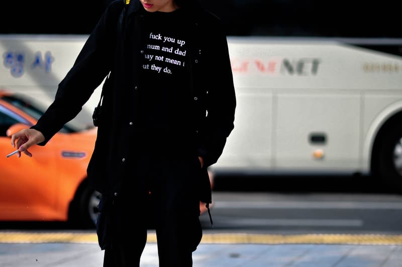 Streetsnaps: Seoul Fashion Week Supreme Vetements Raf Simons