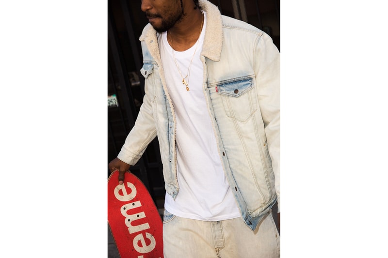 Supreme x Levi's 2016 Fall Collection bleached denim