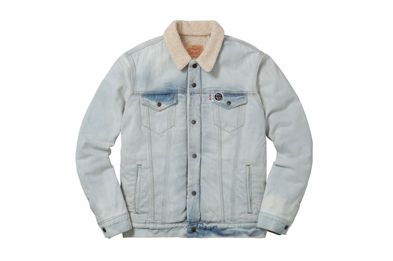 Supreme x Levi's 2016 Fall Collection bleached denim