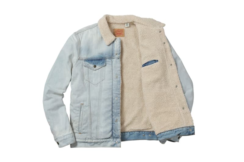Supreme x Levi's 2016 Fall Collection bleached denim