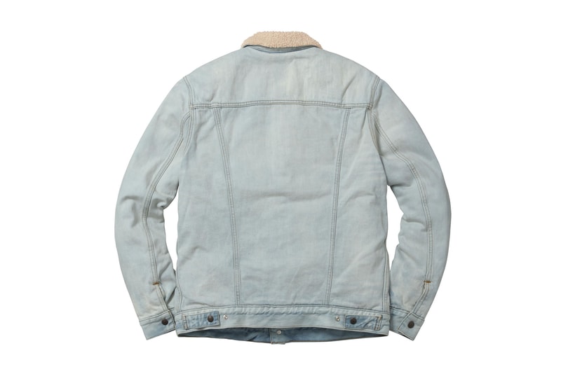 Supreme x Levi's 2016 Fall Collection bleached denim