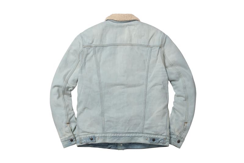Supreme x Levi's 2016 Fall Collection bleached denim