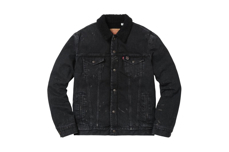 Supreme x Levi's 2016 Fall Collection bleached denim