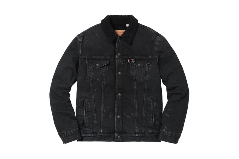 Supreme x Levi's 2016 Fall Collection bleached denim