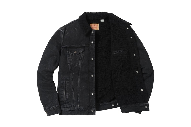 Supreme x Levi's 2016 Fall Collection bleached denim