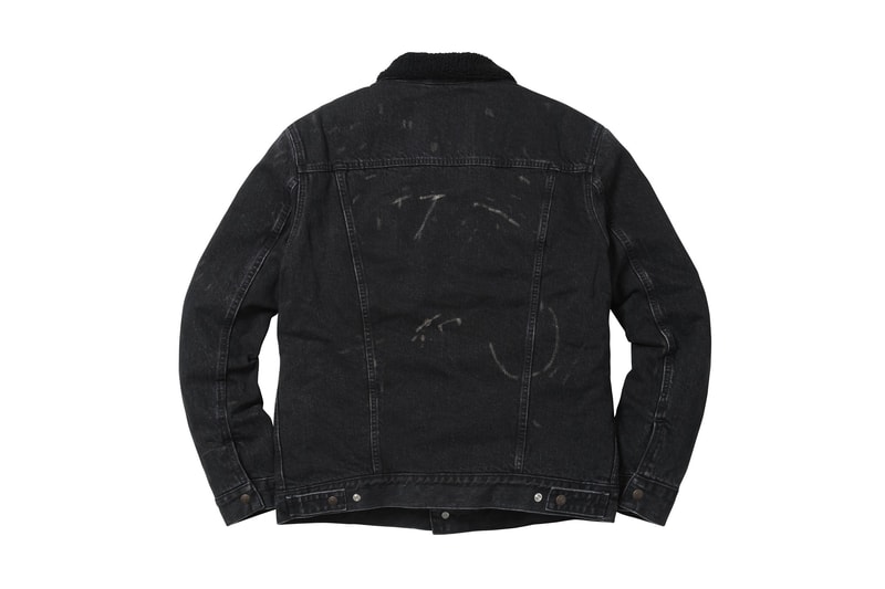 Supreme x Levi's 2016 Fall Collection bleached denim
