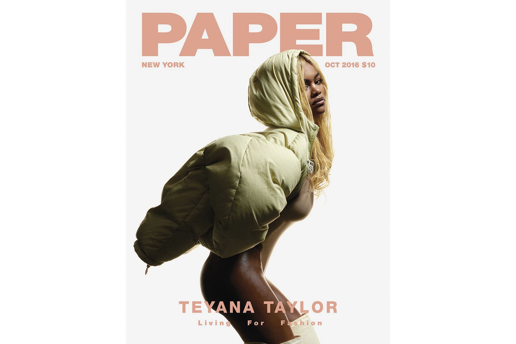 Teyana Taylor Paper Magazine cover