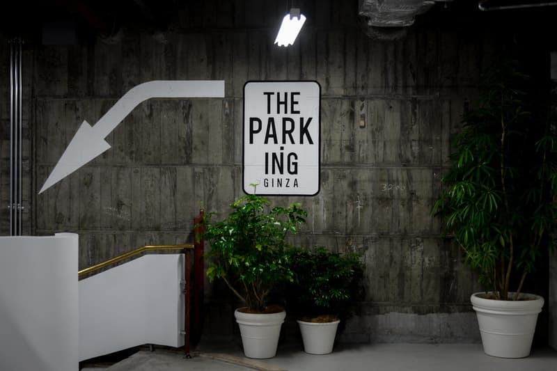 THE PARK・ING GINZA Dawn of Culture Garage 3 Midnight Market concrete