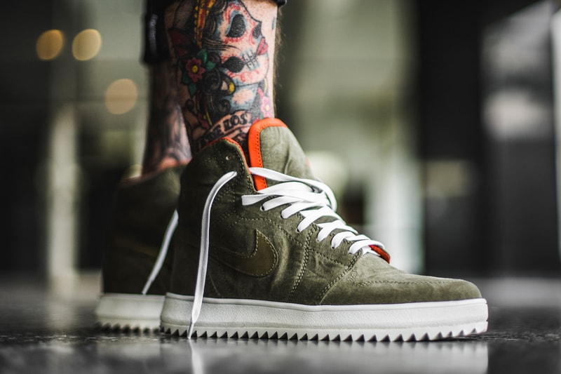 The Shoe Surgeon OutfitGrid Vintage Military Fabric Air Jordan 1