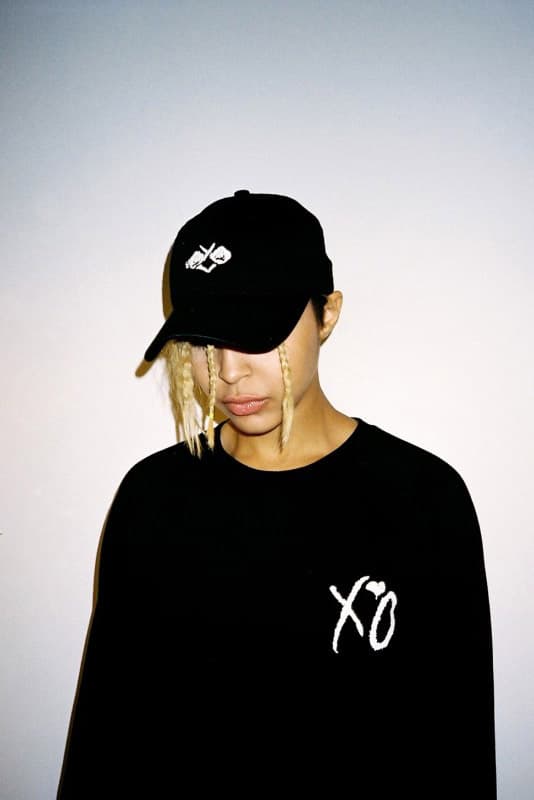 The Weeknd XO Collection 2016 Fall Winter hats t-shirts sweatpants sweatshirts black white camo starboy false alarm