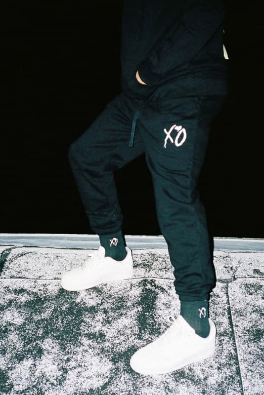 The Weeknd XO Collection 2016 Fall Winter hats t-shirts sweatpants sweatshirts black white camo starboy false alarm