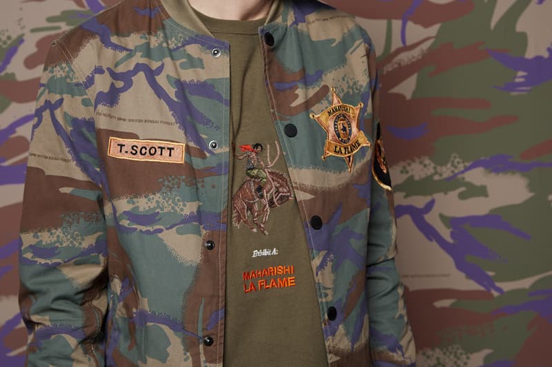 tracis scott x maharishi collection apparel rodeo