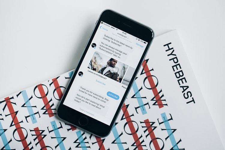 HYPEBEAST Launches a Chatbot on Facebook Messenger