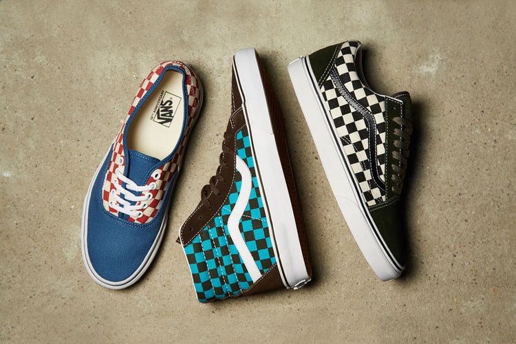 Vans Incorporates the Timeless Check Pattern for Its 50th Anniversary Canvas Collection