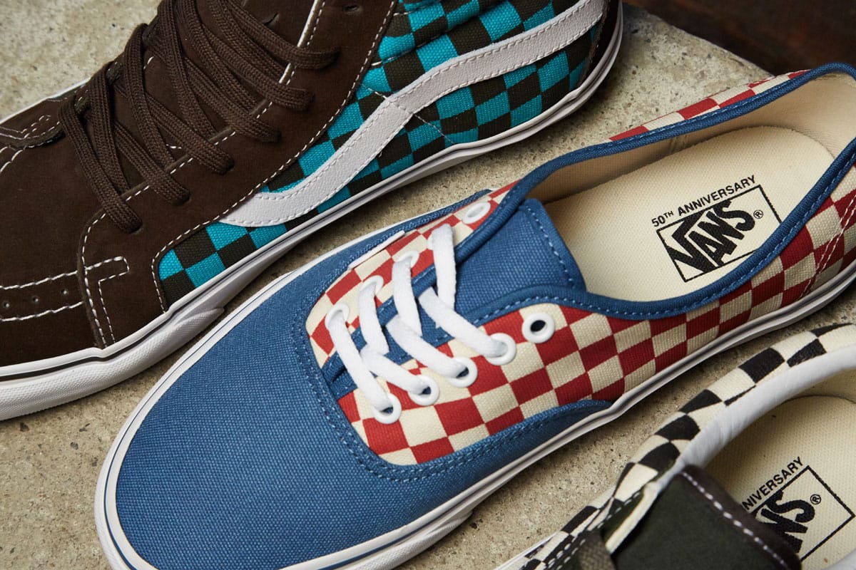 vans 50th anniversary 'canvas collection'