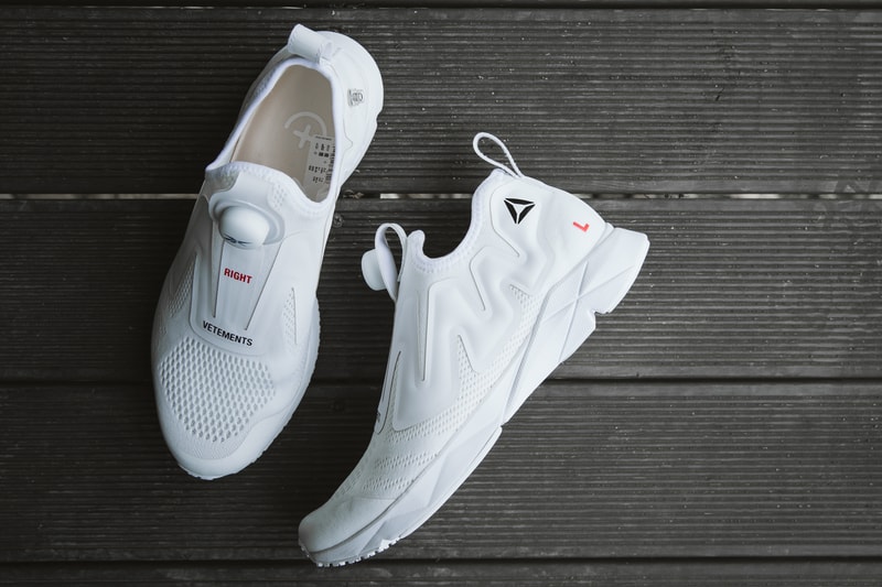 Vetements x Reebok White Instapump Pump Supreme