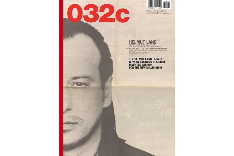 032c Issue 31 Kanye West YEEZY Helmut Lang Willy Vanderperre