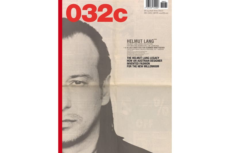 032c Issue 31 Kanye West YEEZY Helmut Lang Willy Vanderperre