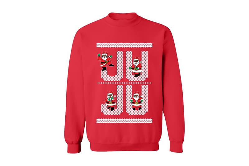 2 Chainz 2016 Dabbin' Santa Jumpers In Black Red Green White