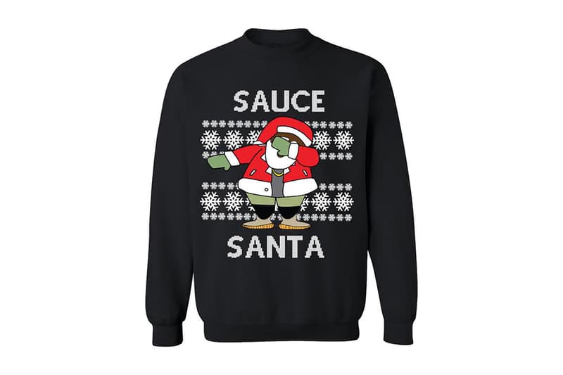 2 Chainz 2016 Dabbin' Santa Jumpers In Black Red Green White