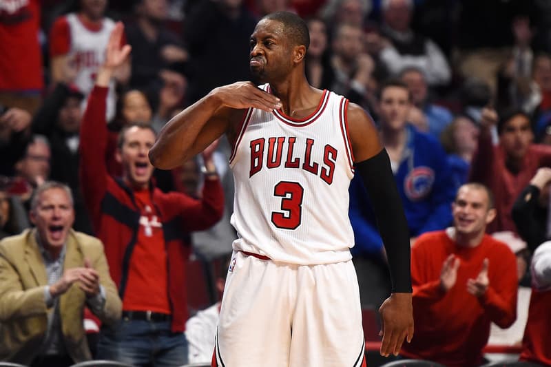 Dwyane Wade Chicago bulls game winning shot buzzer beater throat