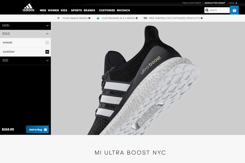 The adidas UltraBOOST Finally Gets mi adidas Customization Service